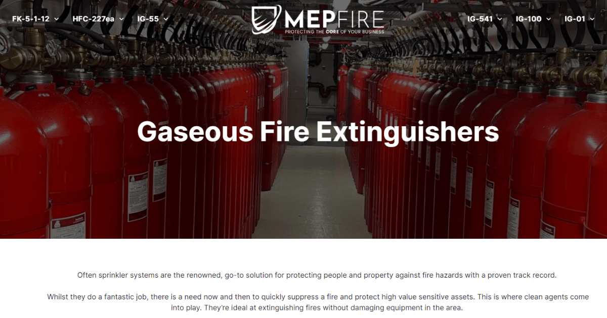 IG-541 Product Information | MEP Fire
